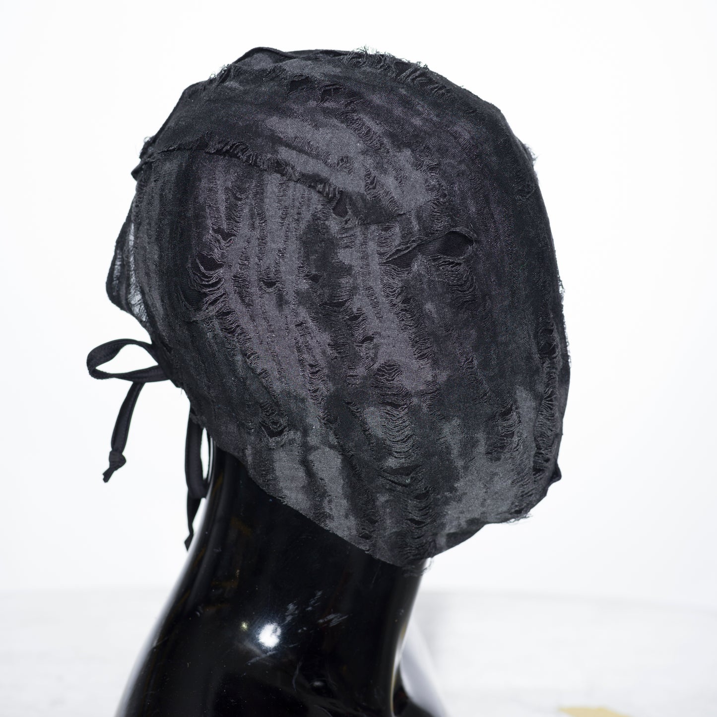 Dark Gothic Fashion Couture Mask, Drape Abstract design V.3