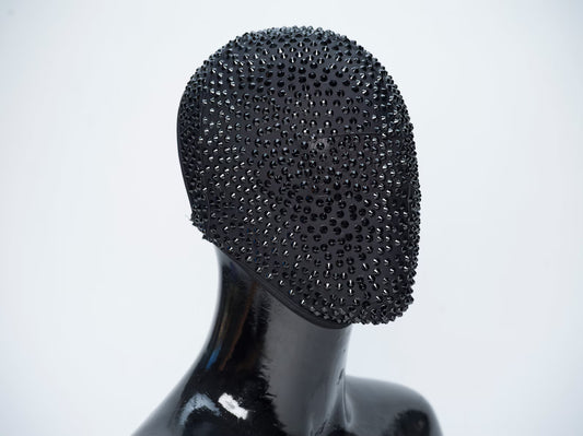 Black Meteorite Crystal Mask
