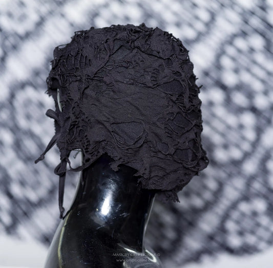 Dark Flow Lace Mask V.4 Abstract Design