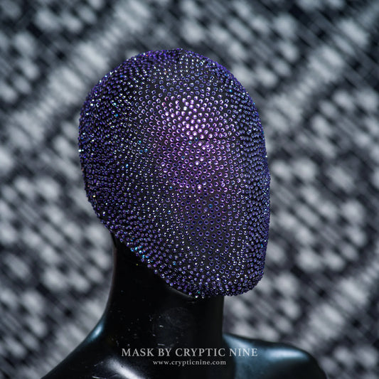 Purple Star Crystal Jewel Mask