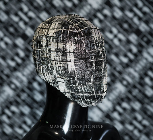 Black Jane - Haute Couture Black and White Lace Fabric