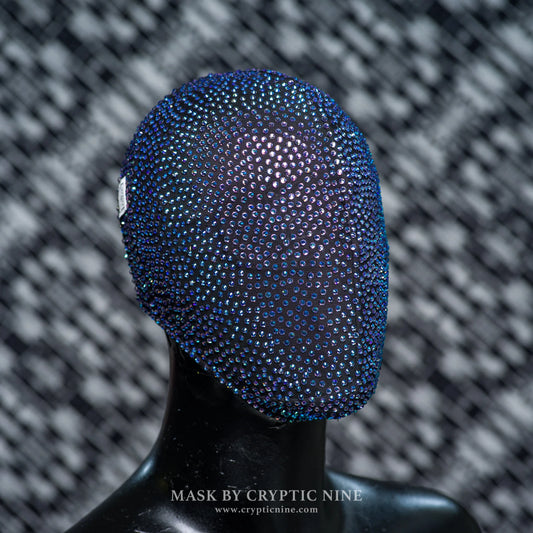 Blue Star Crystal Mask