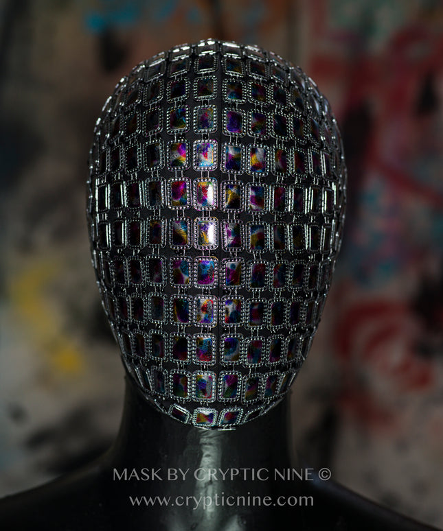 Cosmic Disco Gunmetal - Dark Silver Trim Mask My Store