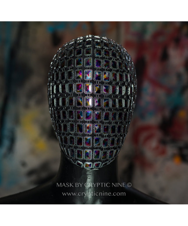 Cosmic Disco Gunmetal - Dark Silver Trim Mask