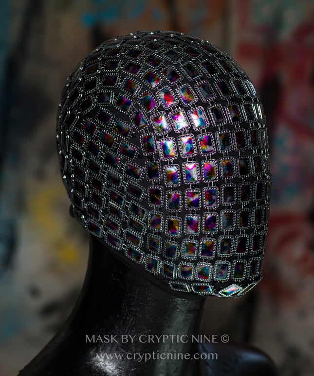 Cosmic Disco Gunmetal - Dark Silver Trim Mask