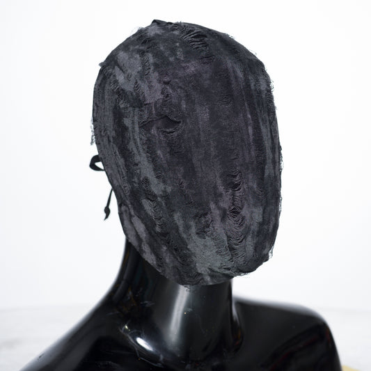 Dark Gothic Fashion Couture Mask, Drape Abstract design V.3