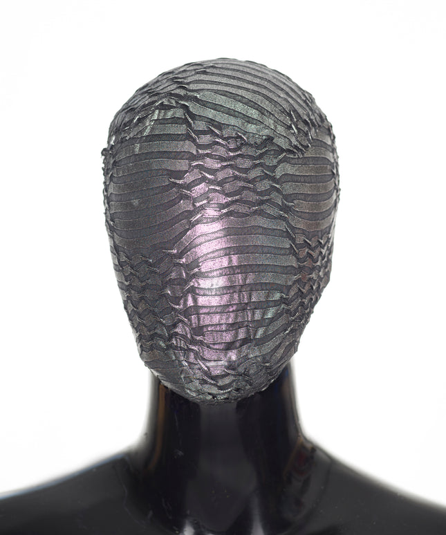 Solid Silver V.3 - Abstract Couture Lace Mask My Store