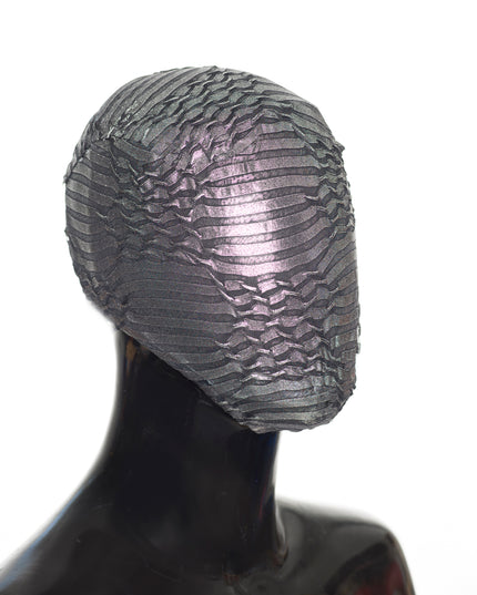 Massives Silber V.3 - Abstrakte Couture-Spitzenmaske