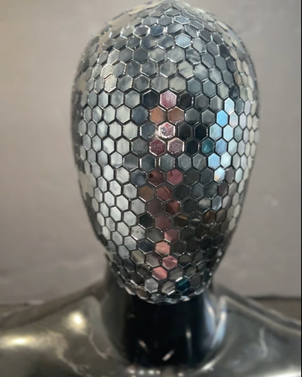 The Honeycomb - Mirror Glass Mask My Store