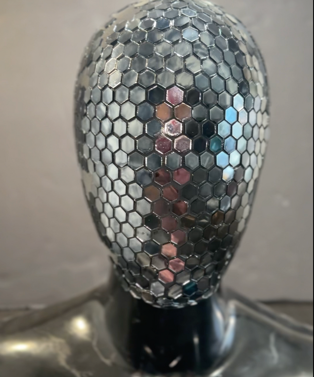 The Honeycomb - Mirror Glass Mask My Store