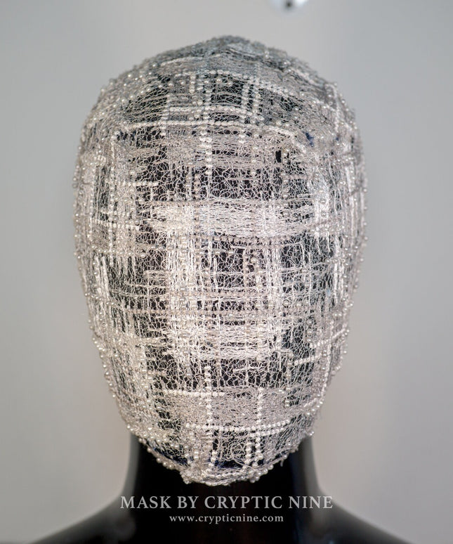 Light Shade - Haute Couture Grey and White Lace My Store