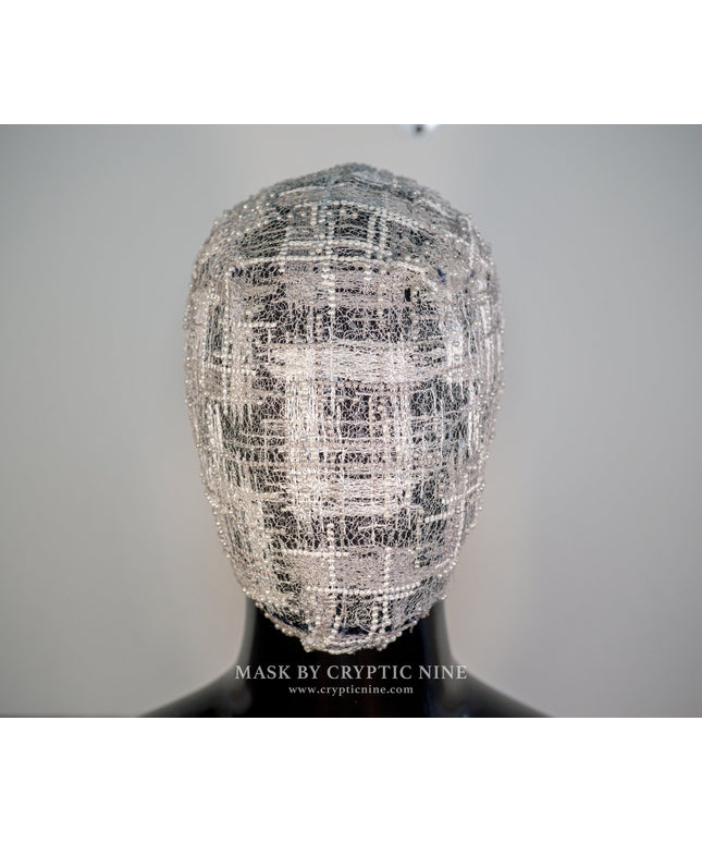 Black Jane - Tissu en dentelle noire et blanche haute couture