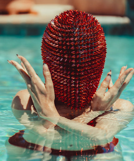 Red Fury - Red Spike Mask