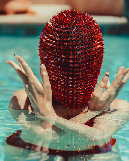 Red Fury - Red Spike Mask