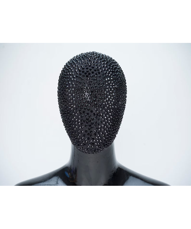 Black Meteorite Crystal Mask