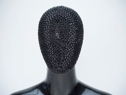 Black Meteorite Crystal Mask
