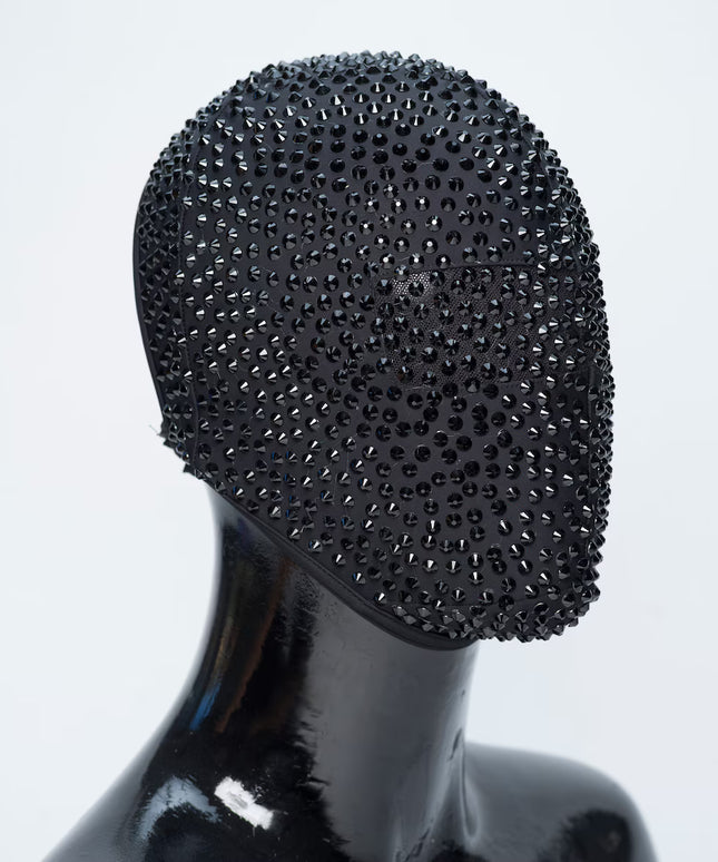 Black Meteorite Crystal Mask