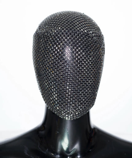 Silver Shadow – Silberne Maze Couture-Spitzenmaske