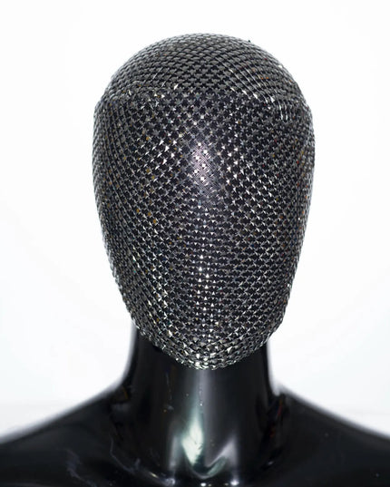 Silver Shadow – Silberne Maze Couture-Spitzenmaske