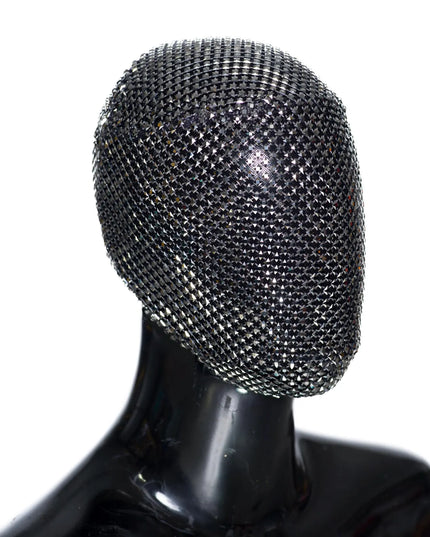 Silver Shadow – Silberne Maze Couture-Spitzenmaske
