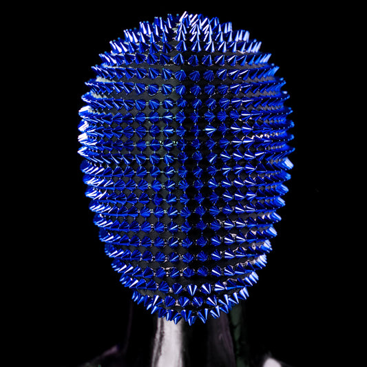 Blue Bomber Spike Mask