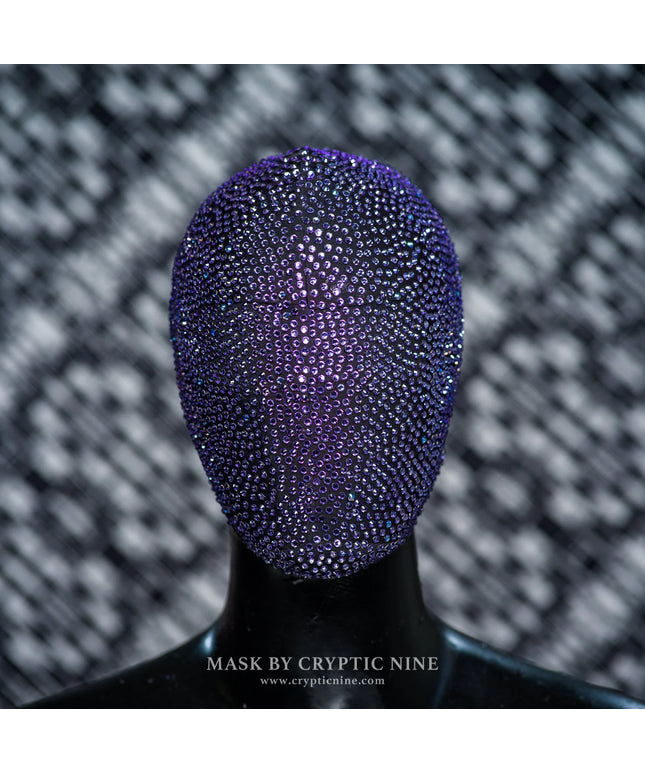 Purple Star Crystal Jewel Mask