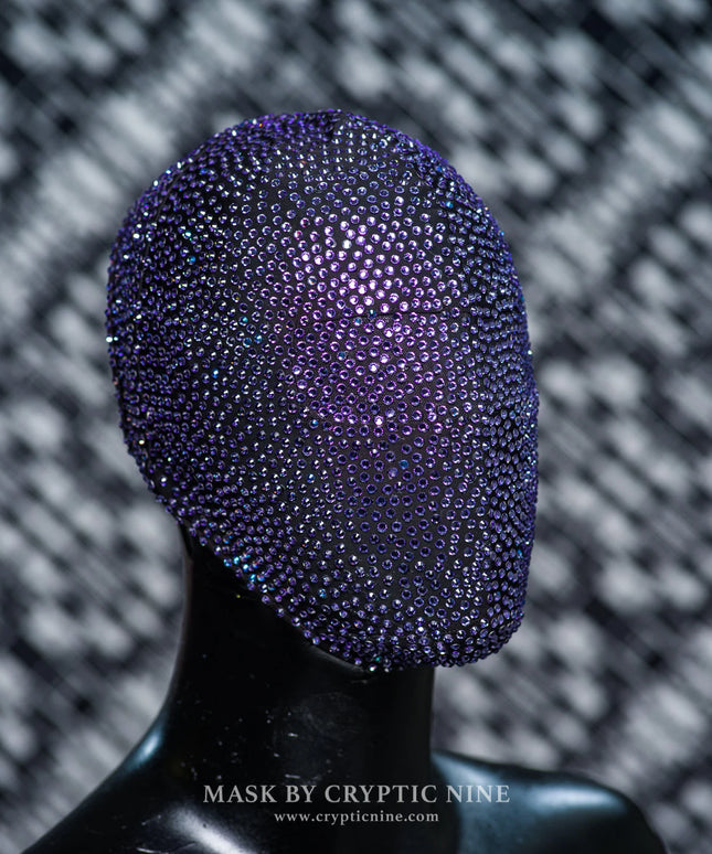 Purple Star Crystal Jewel Mask