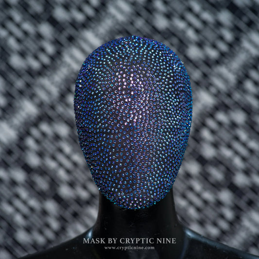 Blue Star Crystal Mask