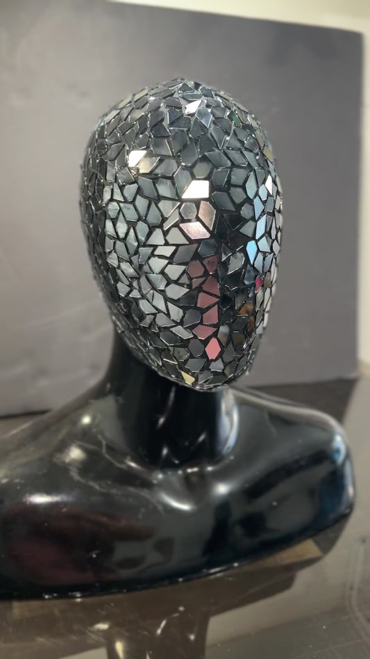 Crazy Mirror V.2 - Broken Mirror Glass Mask